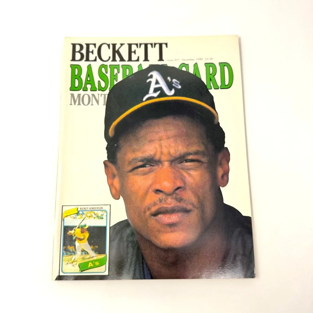 Rickey Henderson Beckett Magazine Lot 2 Baseball Card Monthly Issues 57 66
